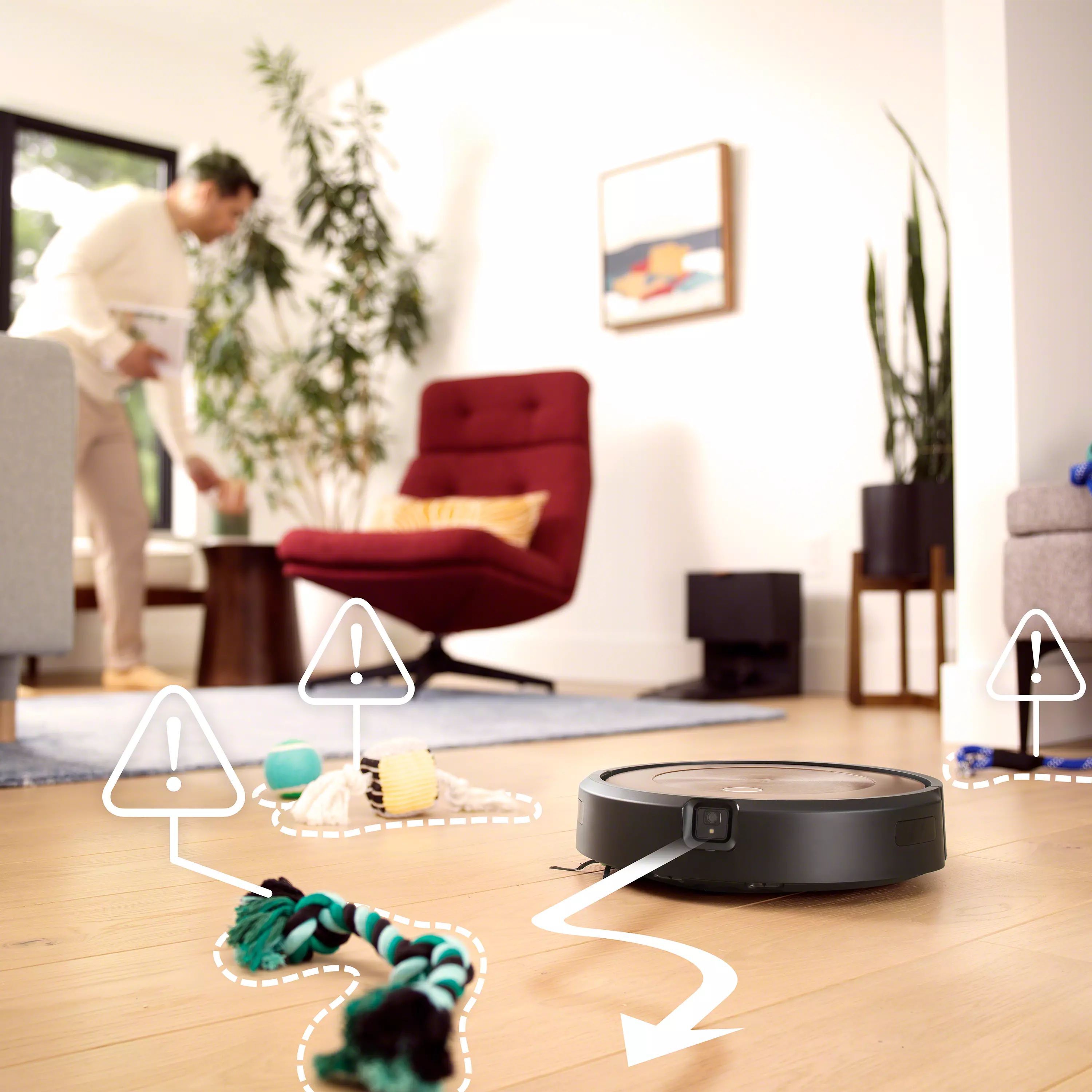Aspirateur robot Roomba® j7+ avec système d’autovidage